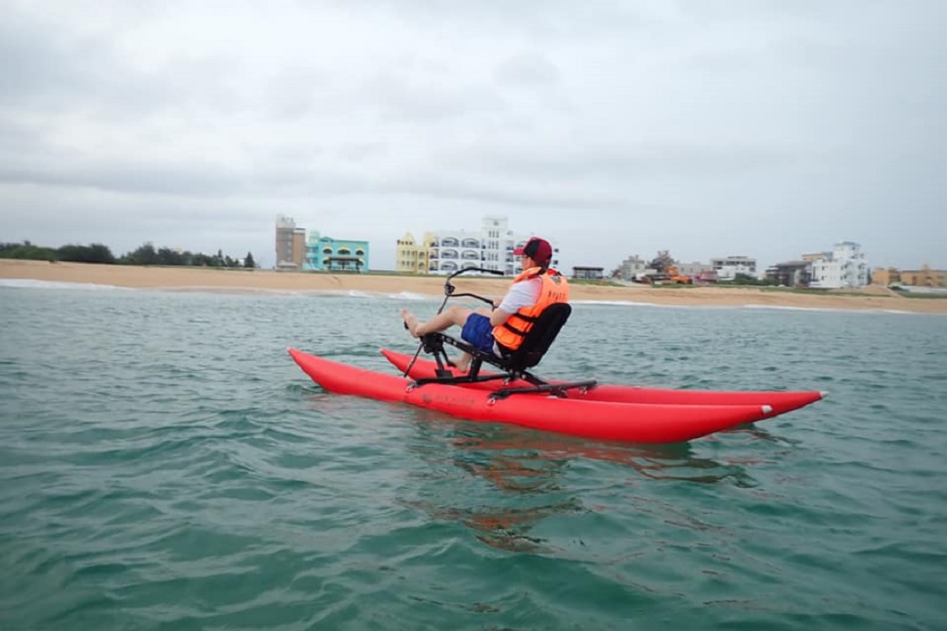 澎湖旅遊-水上自行車